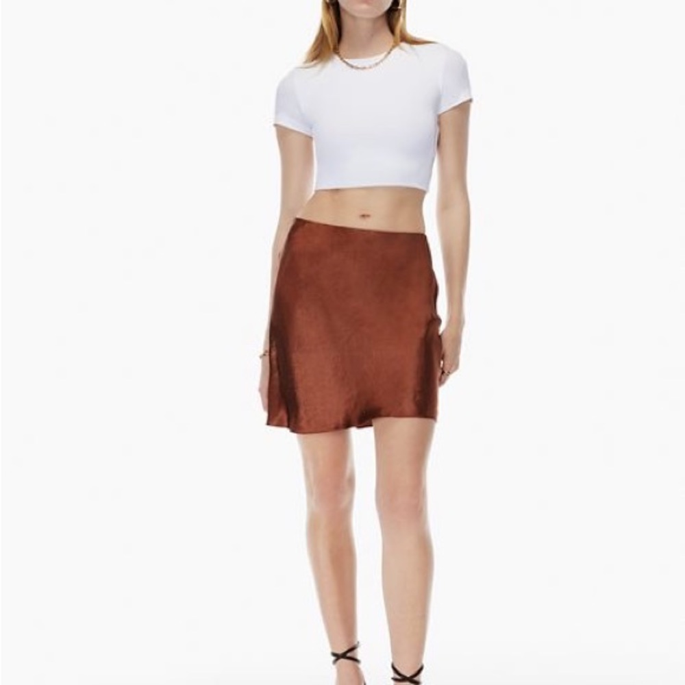 Aritzia Wilfred Slip mini skirt